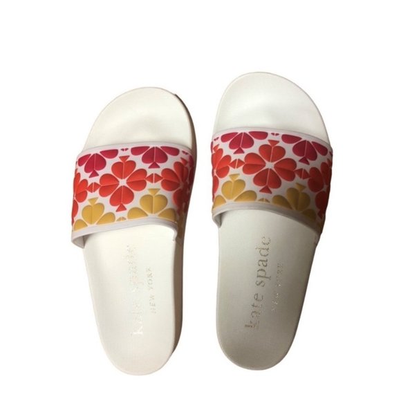 Kate Spade New York Women's Olympia Pool Slides Size 10 Pre Owned - Picture 2 of 5